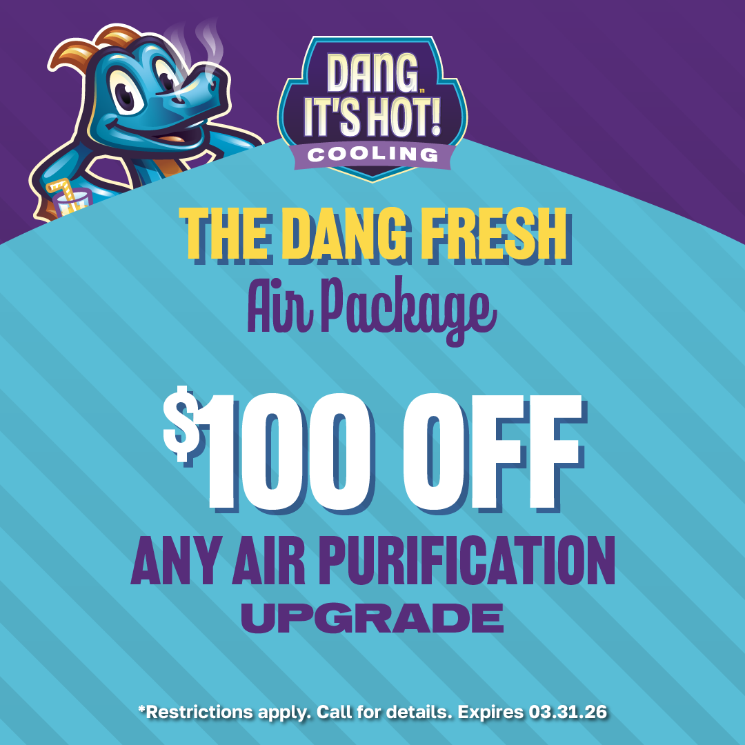 The Dang Fresh Air Package. $100 off any air purification upgrade.
