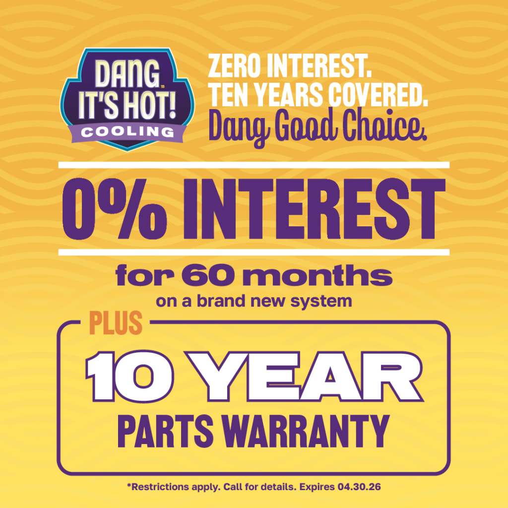 0% Interest for 60 months on a brand new system PLUS 10 year parts warranty
