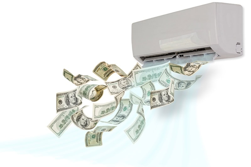 Summer Savings Tips for AC. MOney out of a vent.