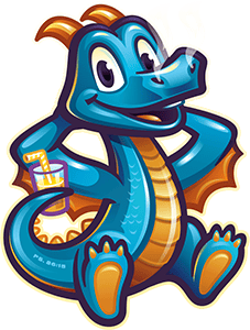 Dang It's Hot! mascot.