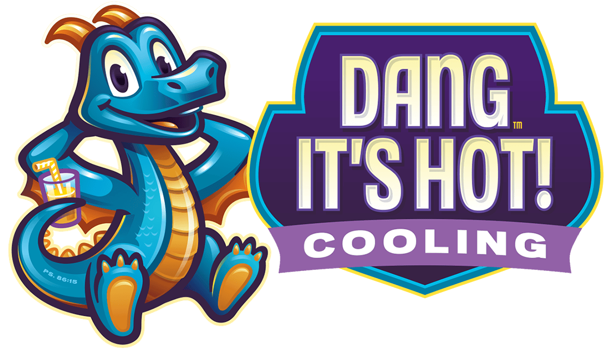 Logo for Dang It's Hot, an HVAC company in Boca Raton, serving the Broward County area since 2006.