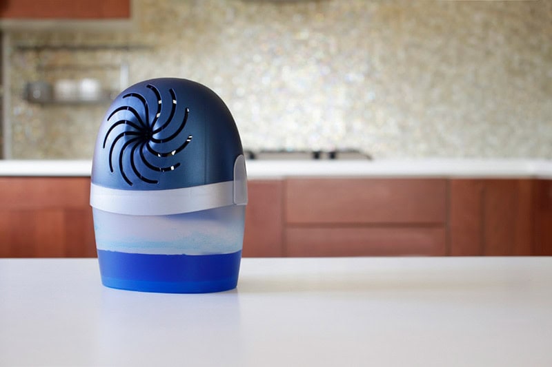 Air Cleaner on kitchen countertop.